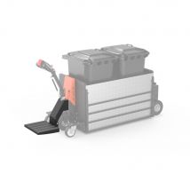 Dumpster-mover electric with foldable platform
